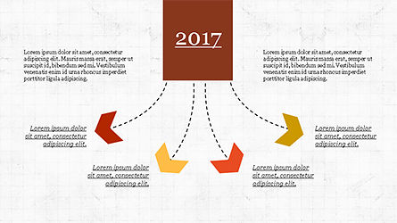Chevron timeline concept, Diapositive 4, 04186, Timelines & Calendars — PoweredTemplate.com