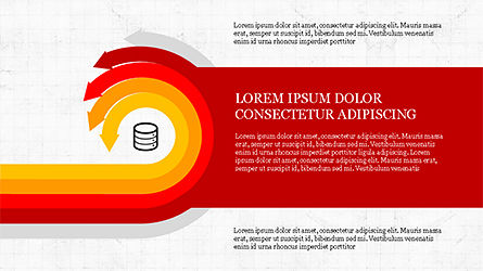 Opciones redondeadas, Diapositiva 4, 04188, Formas — PoweredTemplate.com