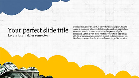 Flat Designed Pitch Deck, PowerPoint Template, 04190, Presentation Templates — PoweredTemplate.com