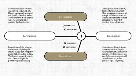 Schéma des causes et des effets, Modele PowerPoint, 04197, Modèles commerciaux — PoweredTemplate.com