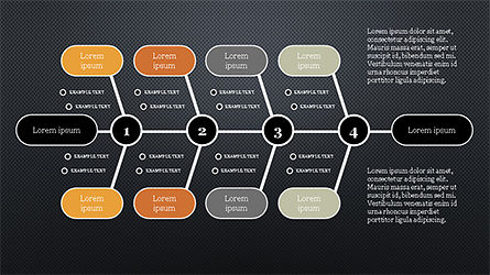 Diagrama de causa y efecto, Diapositiva 10, 04197, Modelos de negocios — PoweredTemplate.com