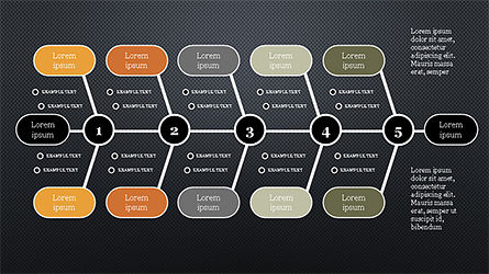 Diagrama de causa y efecto, Diapositiva 11, 04197, Modelos de negocios — PoweredTemplate.com