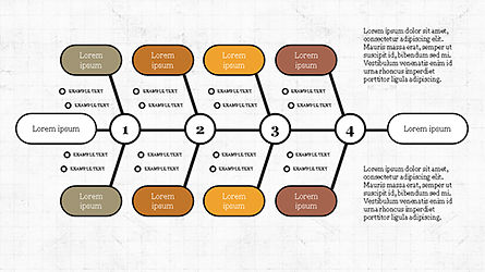 Schéma des causes et des effets, Diapositive 4, 04197, Modèles commerciaux — PoweredTemplate.com