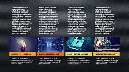Plantilla de diapositivas estilo agenda, Diapositiva 11, 04198, Plantillas de presentación — PoweredTemplate.com