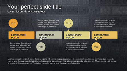Roadmap Concept Diagram, Slide 10, 04200, Timelines & Calendars — PoweredTemplate.com