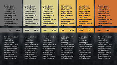 Schema del concetto di roadmap, Slide 15, 04200, Timelines & Calendars — PoweredTemplate.com