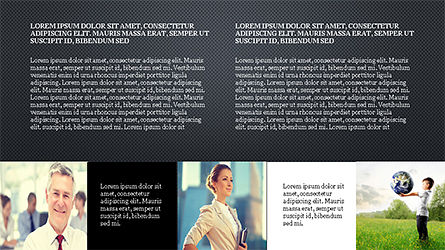 Presentatie template voor de layout van het rasterlay-out, Dia 16, 04201, Presentatie Templates — PoweredTemplate.com
