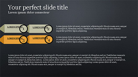 의제 및 옵션, 슬라이드 10, 04209, 단계 도표 — PoweredTemplate.com