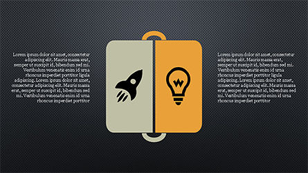 Cirkels en iconen, Dia 10, 04213, Icoontjes — PoweredTemplate.com