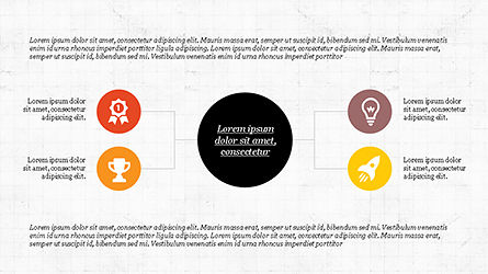 Cajas de texto e iconos, Diapositiva 6, 04214, Iconos — PoweredTemplate.com