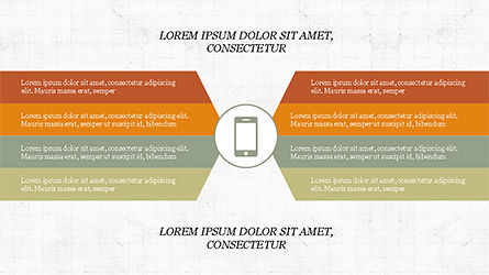 Cubierta de la diapositiva del estilo de Chevron, Diapositiva 5, 04221, Diagramas de proceso — PoweredTemplate.com