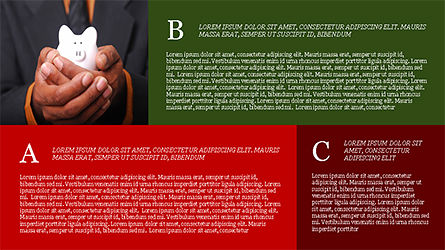Modello di presentazione brochure layout layout griglia, Slide 3, 04222, Modelli Presentazione — PoweredTemplate.com