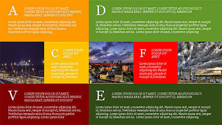 Modèle de présentation de brochure de mise en page de grille, Diapositive 6, 04222, Modèles de présentations — PoweredTemplate.com