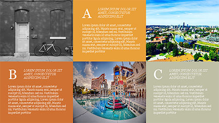 Modèle de présentation de brochure de mise en page de grille, Diapositive 9, 04222, Modèles de présentations — PoweredTemplate.com