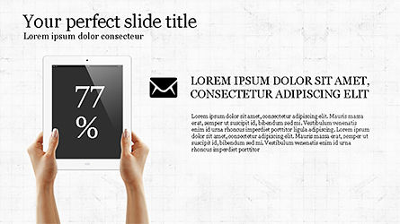 Flat display presentatie concept, Dia 4, 04225, Presentatie Templates — PoweredTemplate.com