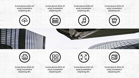 Presentación de negocios con iconos, Diapositiva 8, 04226, Iconos — PoweredTemplate.com