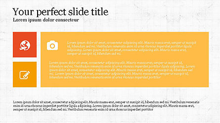 Plan d'affichage de la grille slide deck, Diapositive 7, 04231, Icônes — PoweredTemplate.com