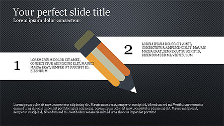Pensil Pilihan Kotak Peralatan, Slide 14, 04233, Diagram Panggung — PoweredTemplate.com