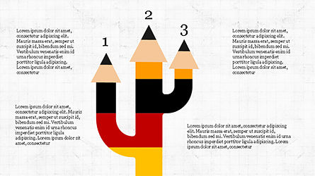 Pencil Optionen Werkzeugkasten, Folie 7, 04233, Ablaufdiagramme — PoweredTemplate.com