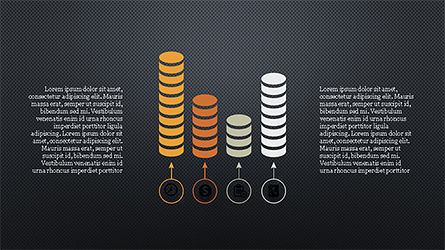 Minimalistische präsentationsvorlage für finanzprozesse, Folie 14, 04240, Prozessdiagramme — PoweredTemplate.com