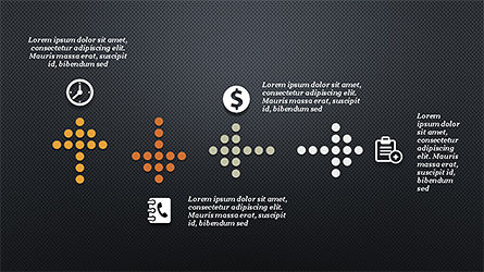 Modèle de présentation minimaliste des processus financiers, Diapositive 9, 04240, Schémas de procédés — PoweredTemplate.com