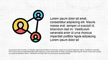 Plate-forme de présentation avec des formes colorées, Modele PowerPoint, 04245, Modèles de présentations — PoweredTemplate.com