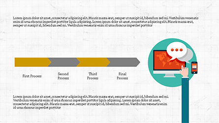 Modèle de présentation créative du rapport financier, Diapositive 3, 04246, Modèles de présentations — PoweredTemplate.com
