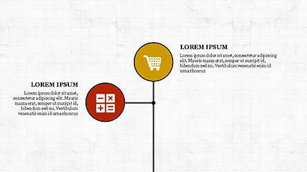 E Commerce Routine Presentation Concept, PowerPoint Template, 04247, Organizational Charts — PoweredTemplate.com