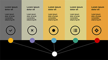 Plate-forme avec jalons, Diapositive 9, 04248, Modèles de présentations — PoweredTemplate.com