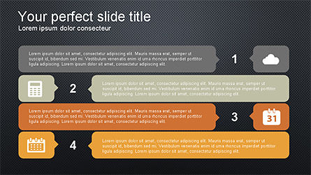 Infographic stijl presentatiesjabloon, Dia 11, 04251, Infographics — PoweredTemplate.com