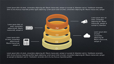 Plantilla de presentación de estilo infográfico, Diapositiva 14, 04251, Infografías — PoweredTemplate.com