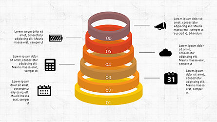 Plantilla de presentación de estilo infográfico, Diapositiva 2, 04251, Infografías — PoweredTemplate.com