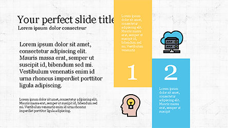 Modèle de présentation avec des formes colorées, Diapositive 3, 04253, Modèles de présentations — PoweredTemplate.com
