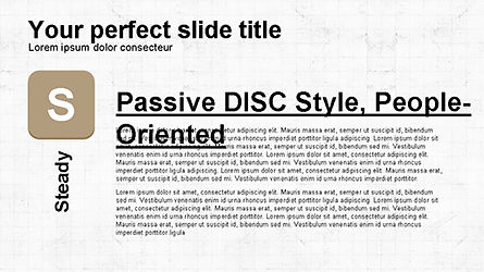 DISC Diagram Personality, Slide 7, 04259, Business Models — PoweredTemplate.com