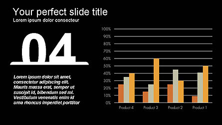 Jaarverslag infographic, Dia 16, 04263, Datagestuurde Diagrammen — PoweredTemplate.com