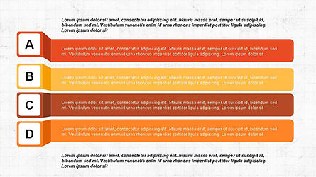 Agenda Options Ribbon Style, Slide 3, 04265, Stage Diagrams — PoweredTemplate.com