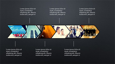Shapes and Photos Presentation Slides, Slide 13, 04271, Shapes — PoweredTemplate.com