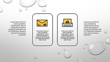 Prozess und Optionen mit flachen farbigen Icons, Folie 7, 04272, Icons — PoweredTemplate.com