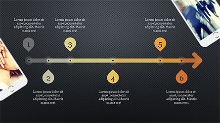 Mapa de apresentação do smartphone, Deslizar 10, 04277, Modelos de Apresentação — PoweredTemplate.com