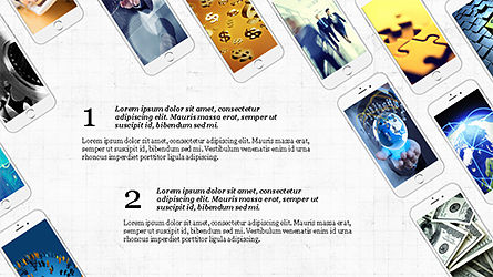 Plantilla de presentación de Smartphones, Diapositiva 4, 04277, Plantillas de presentación — PoweredTemplate.com
