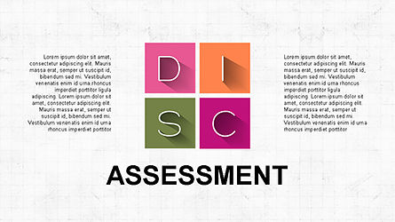 DISC Diagram Slide Deck, PowerPoint Template, 04279, Business Models — PoweredTemplate.com