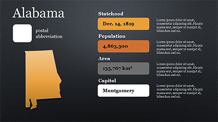 Template Presentasi Amerika Serikat, Slide 10, 04288, Infografis — PoweredTemplate.com