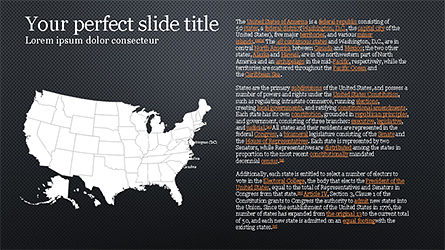 Modelo de apresentação dos estados Unidos, Deslizar 12, 04288, Infográficos — PoweredTemplate.com