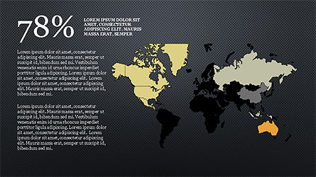 Landen rapporteren glijbaan, Dia 15, 04297, Infographics — PoweredTemplate.com