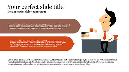 Divertente modello di presentazione illustrativo con carattere, Slide 6, 04303, Modelli Presentazione — PoweredTemplate.com