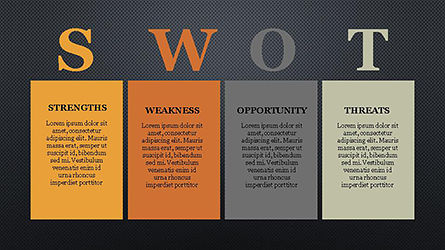 Swot glisser le pont, Diapositive 10, 04307, Modèles commerciaux — PoweredTemplate.com
