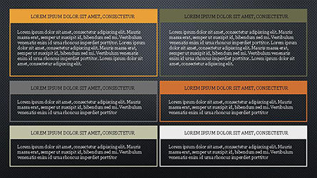 Collection de zones de texte, Diapositive 11, 04310, Tableaux — PoweredTemplate.com