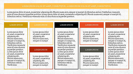 Collection de zones de texte, Diapositive 5, 04310, Tableaux — PoweredTemplate.com