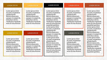 Collection de zones de texte, Diapositive 7, 04310, Tableaux — PoweredTemplate.com