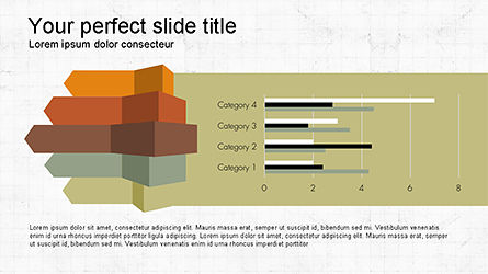 Plantilla de informe de infografía, Plantilla de PowerPoint, 04312, Infografías — PoweredTemplate.com